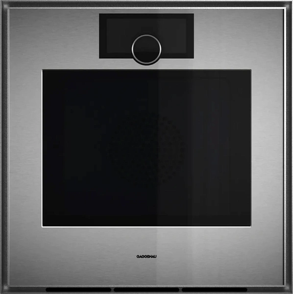 Gaggenau GO471120 — Духовой шкаф 60 x 60 см Петли двери слева, нержавеющая сталь за дымчатым стеклом